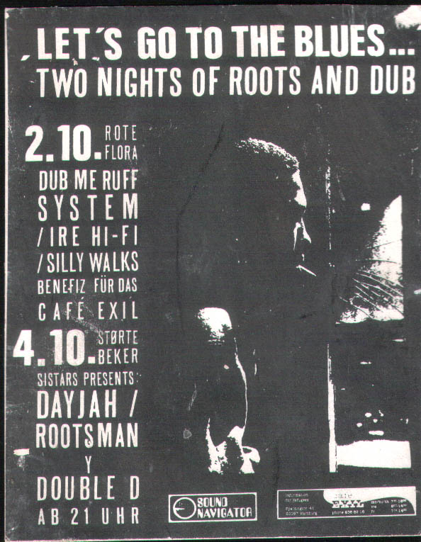 Sound Navigator presents Dub Me Ruff, Ire Hi-Fi, Silly Walks, Rootsman, Dayjah – Two Nights Of Roots And Dub